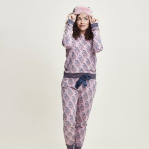 Charlie Choe Pyjama set roze unicorn F41102