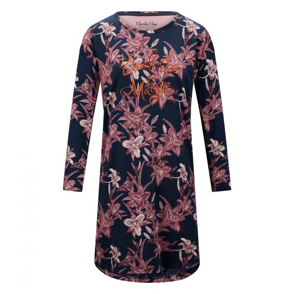 CharlieChoeBigshirtblauwlelieF41111